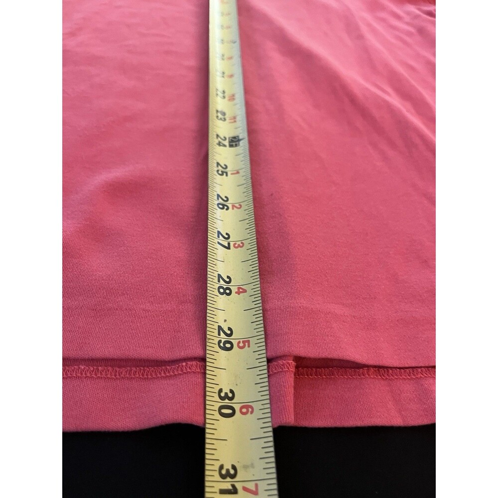 Polo Ralph Lauren Men's XL Salmon Pink Polo Shirt Green Pony Cotton Short Sleeve - Picture 6 of 6
